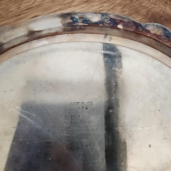 Arts Co Silver Plate #47 Oval Dish With Lid - Picture 5 of 5